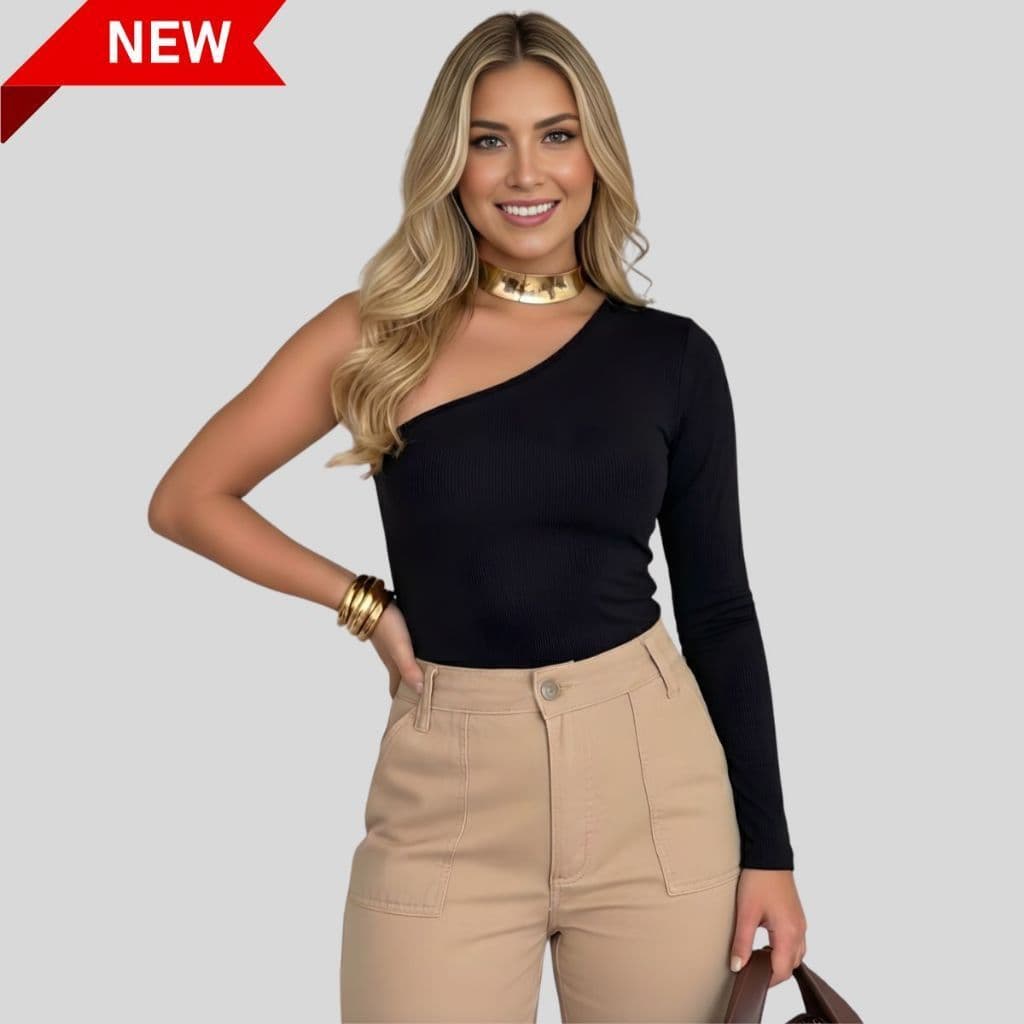 Blusa Feminina Manga Longa Mula Manca Suplex com Forro Ajuste Perfeito Moda Inverno Confortável