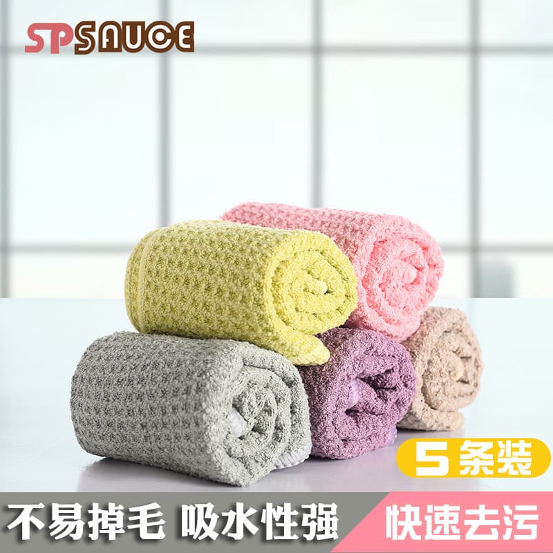 Panos de limpeza doméstica japoneses, toalhas de prato de cozinha absorventes espessadas, antiaderentes, limpeza de mesa