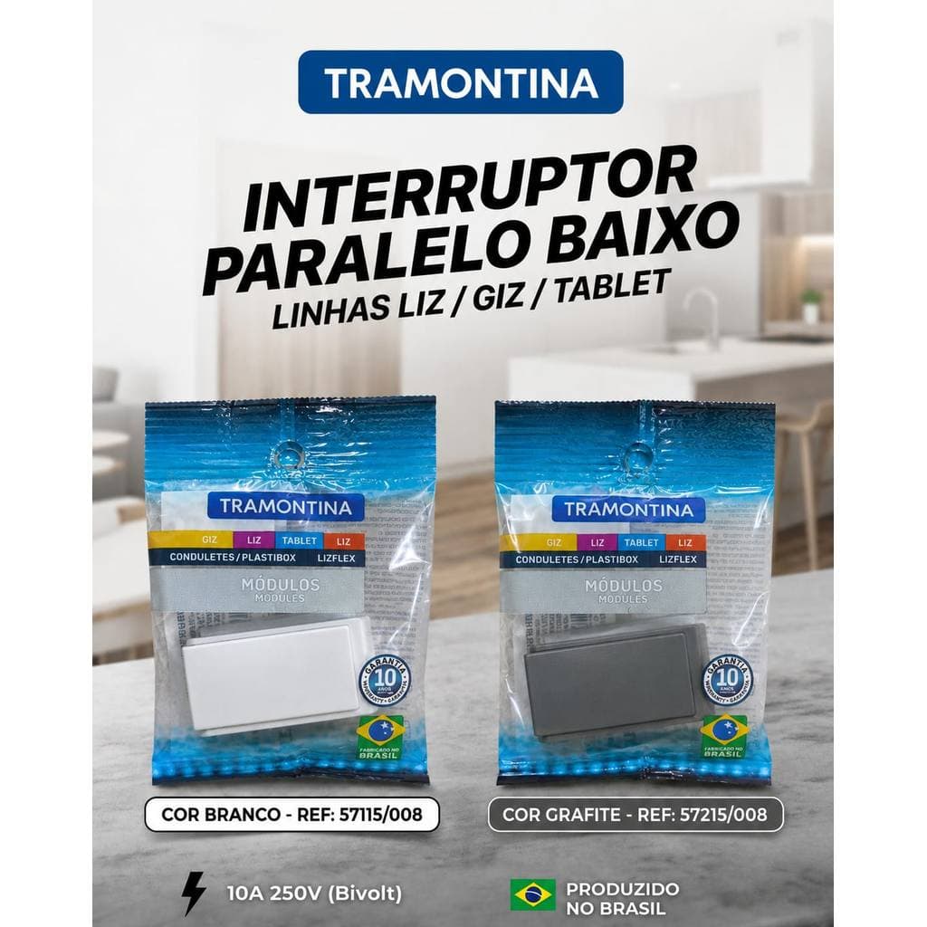 Módulo Interruptor Paralelo Tramontina