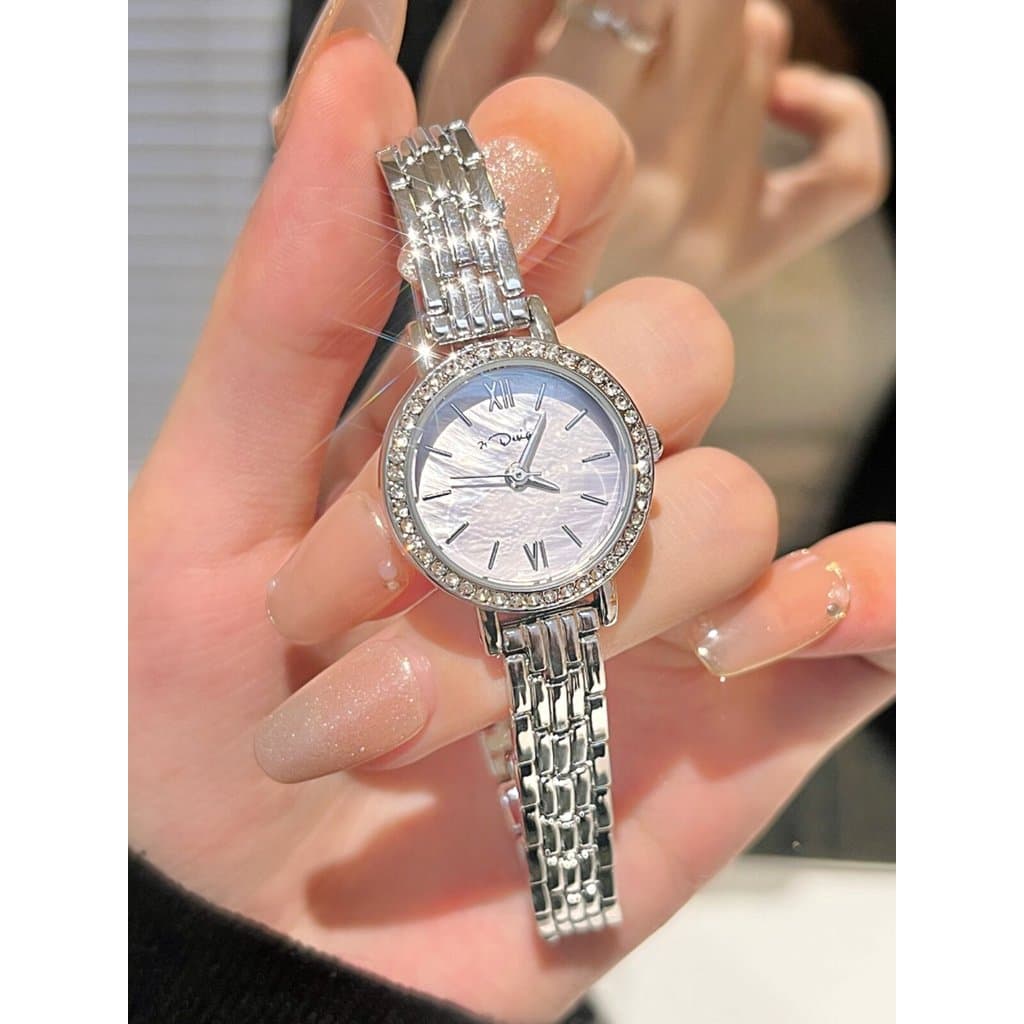 relogio feminino pequeno relogio feminino pequeno delicado Genius Man Relógio com mostrador pequeno cravejado de diamant
