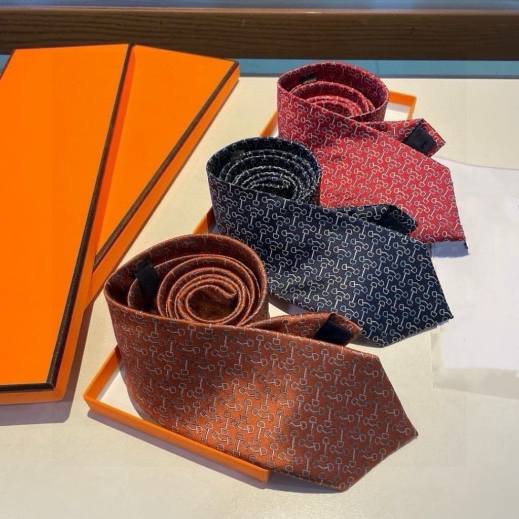 Gravata Para Roupas De Estilo Ocidental , De Seda Masculina De Alta Qualidade Estampada Moderna