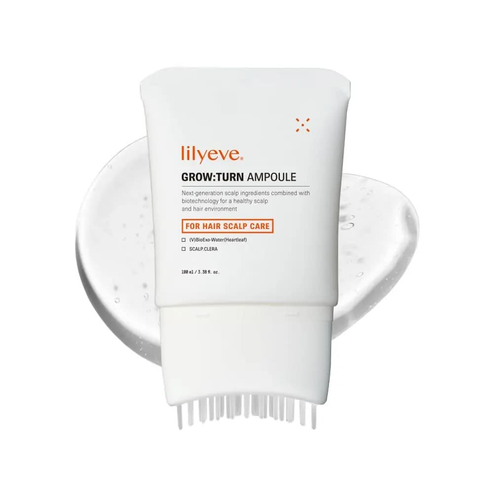 Sérum Capilar Lilyeve Growturn com Escova Integrada para Fortalecimento e Espessamento do Cabelo