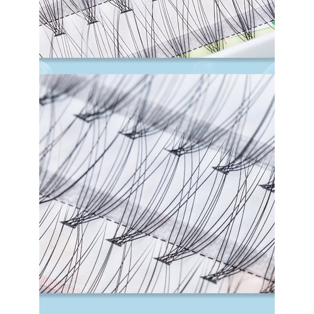 Cílios postiços 10D cabelo feminino Natural único Cluster cílios você mesmo enxertia cílios ondulação simulação cílios c