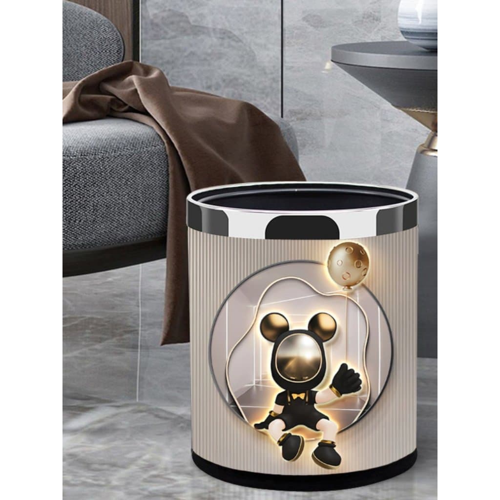 Lixeira doméstica sala de estar luz luxo High-End moderno e minimalista 2023 novo estilo banho de grande capacidade