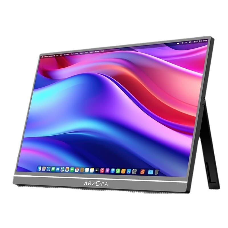 ARZOPA15.6-Polegada Display portátil computador Notebook Sub-tela interruptor do telefone móvel PS4/5 tela de extensão