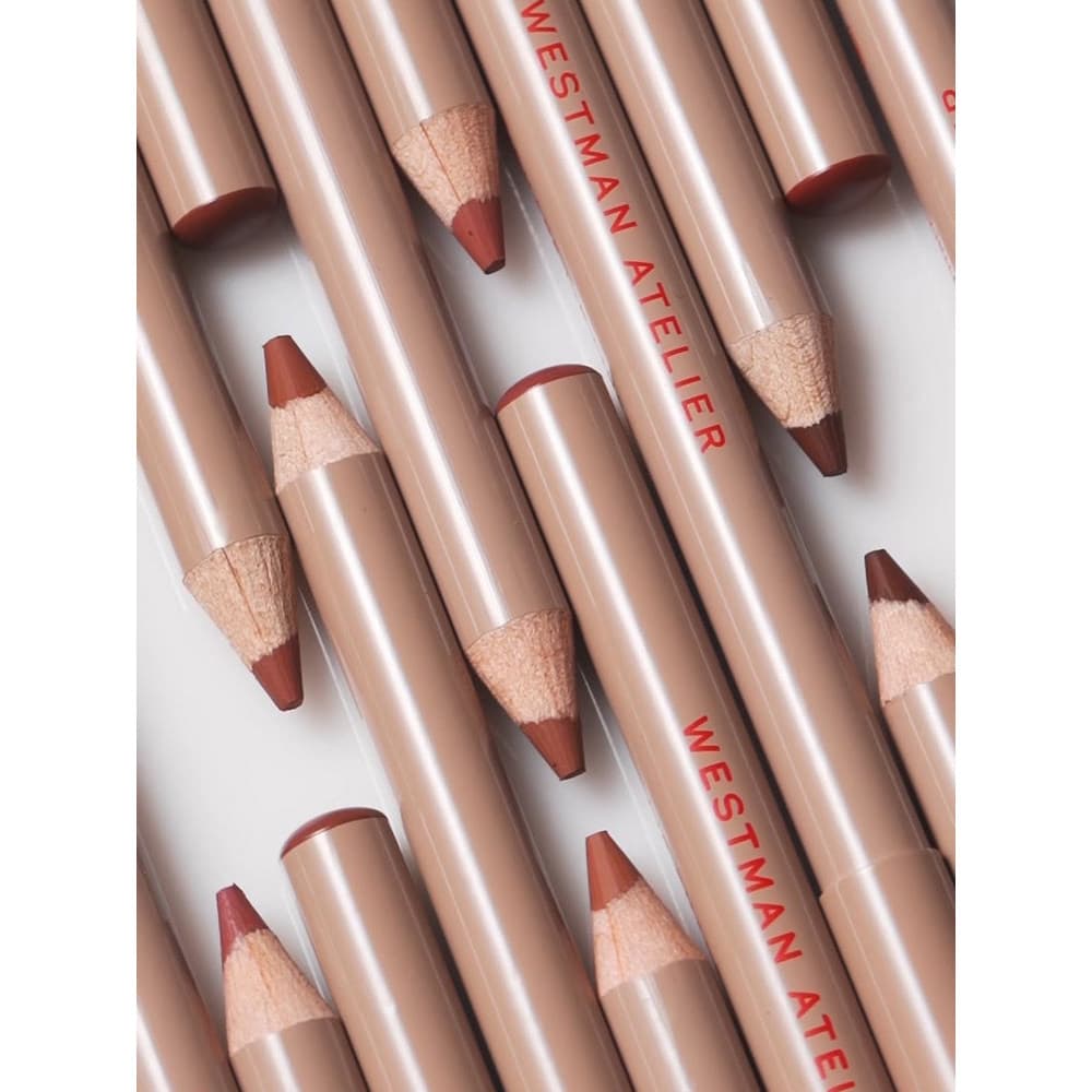 Caneta De Linha Labial Westman Atelier Em Formato De Lábio Sedoso E Suave Para Modelar Os Lábios Naturais De Longa Duraç