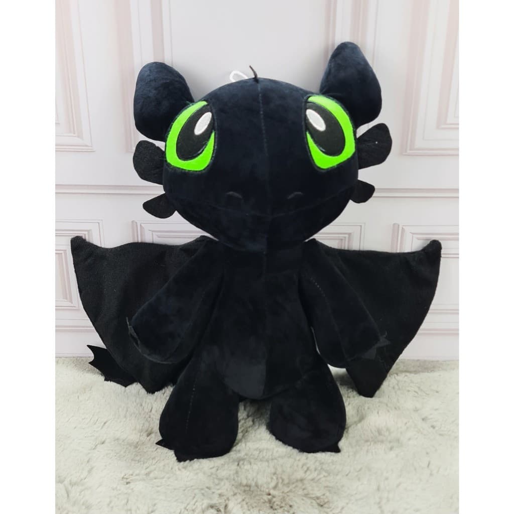 Pelúcia Fúria da Noite Banguela em Pé 35cm Brinquedo Criança Fofo