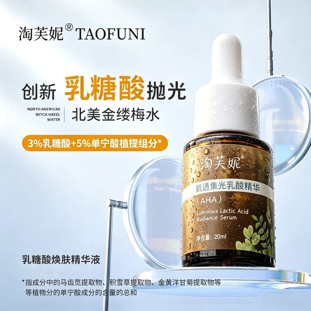 Tao Funi ácido lactobiônico estoque líquido frutas ácido ácido salicílico Peeling soro Facial encolher poros Acne cravo