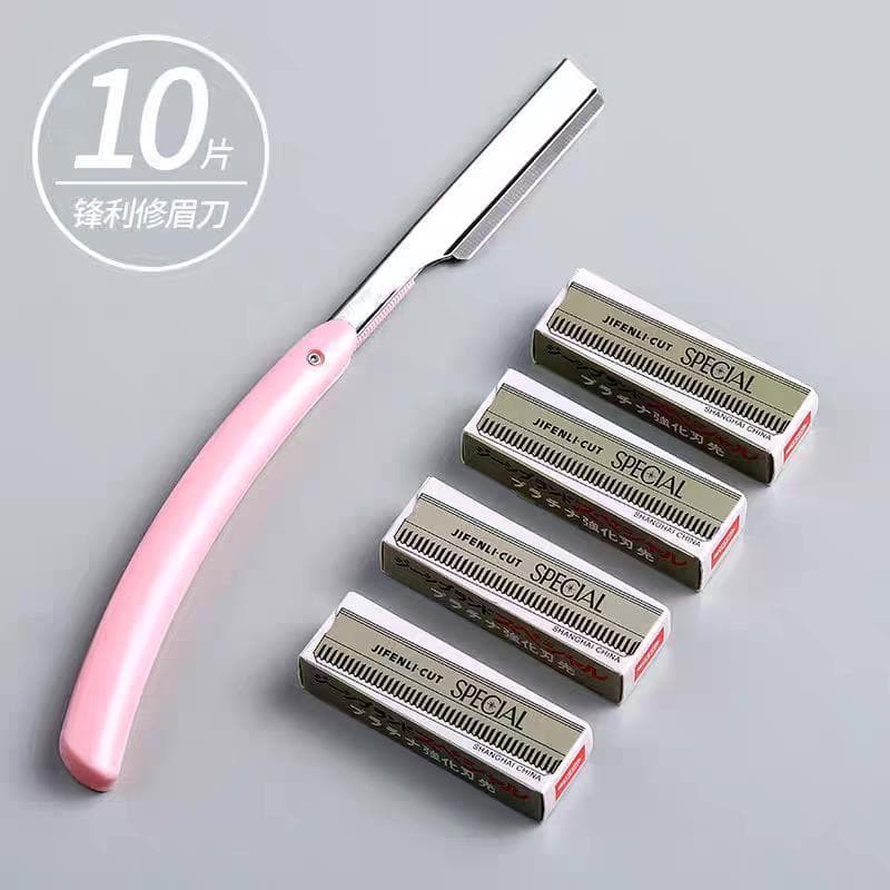 High-End profissional sobrancelha corte lâmina das mulheres dos homens sobrancelha navalha conjunto de ferramentas úteis