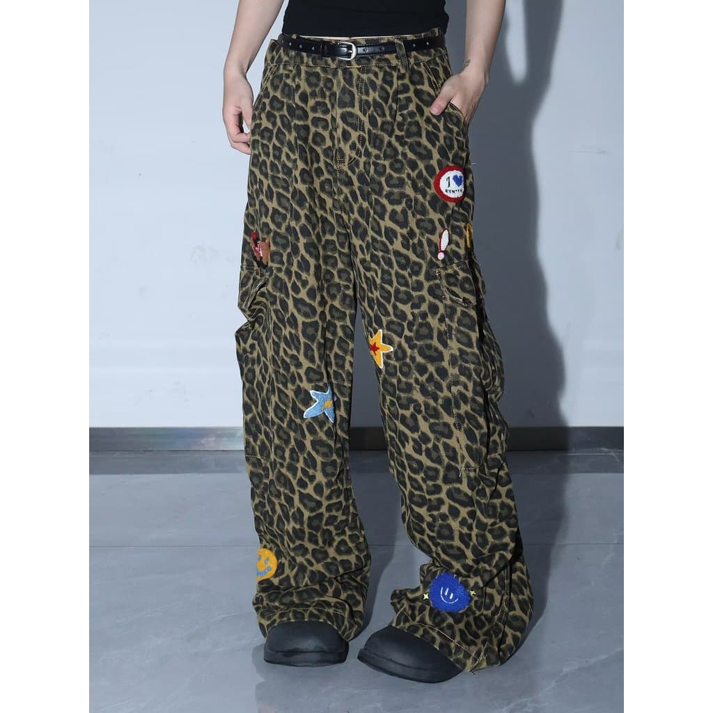 Estilo Hong Kong na moda masculina verão novo estilo 2024 carta única Jeans Hip Hop ins na moda High Street na moda rufi