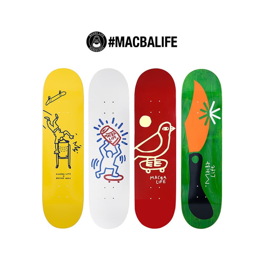 Do Barcelona Macba Life Skate Superfície Importada Full Maple Adulto Jovens Crianças Placa Profissional