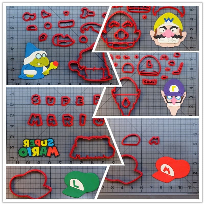 Super Mary série dos desenhos animados pão cozido no vapor molde macarrão padrão doméstico cozido no vapor aprofundado s