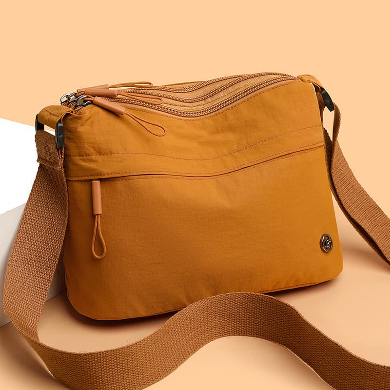 2025 verão novo estilo limão pano saco Casual leve saco do mensageiro feminino esportes moda trabalho Commuter bolsa de