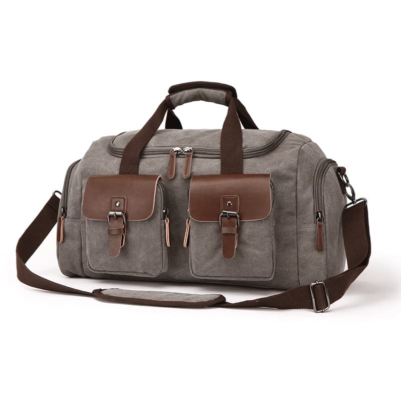 Bolsa de viagem de lona de grande capacidade Bolsa de bagagem masculina portátil Bolsa de viagem de curta distância Bols