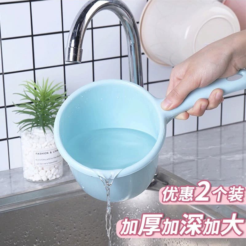 Concha de água de plástico grande concha de água concha de água inquebrável cozinha doméstica concha de água aprofundada