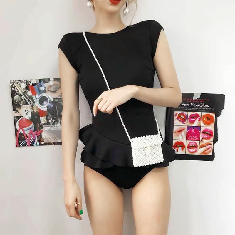Coreano venda quente primavera quente de uma peça puro desejo estilo High-End sentido estilo Preppy conservador mais mag