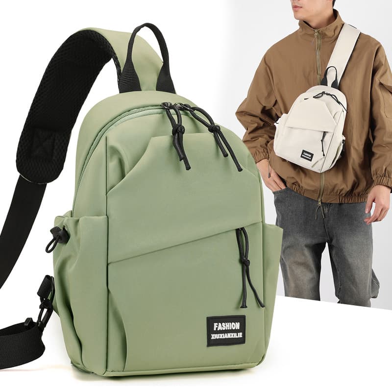 Bolsa mensageiro masculina de um ombro pequena mochila masculina bolsa de peito feminina ciclismo esportes escalada de m