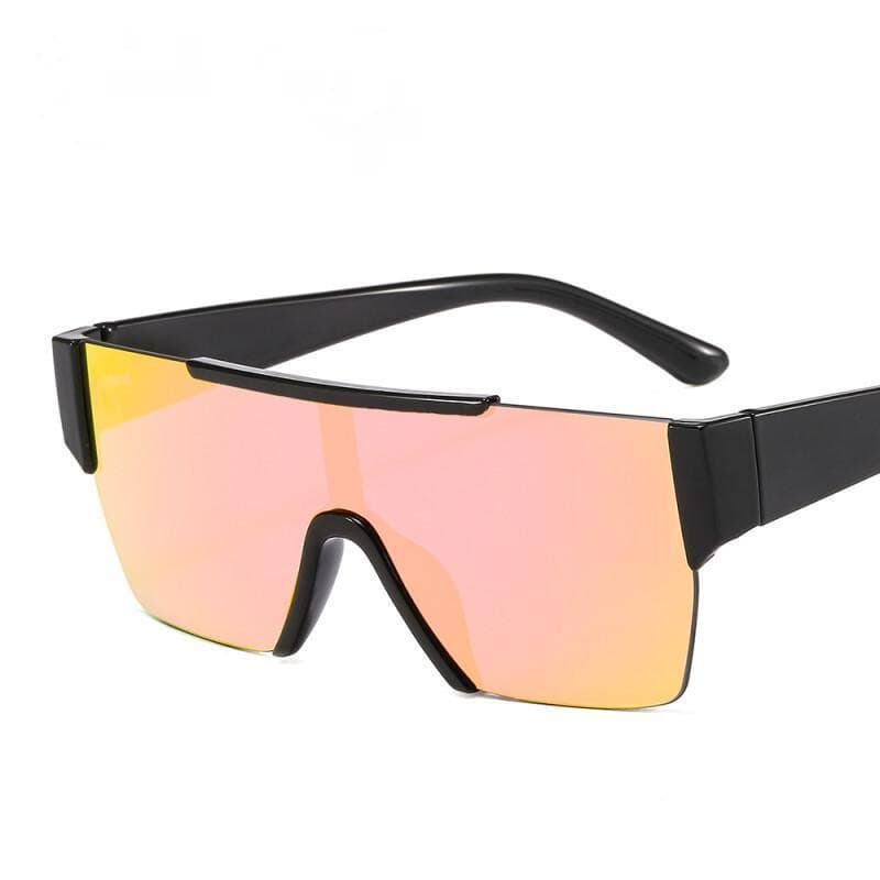 Óculos de Sol Retangulares Masculinos Vintage, Óculos de Proteção UV com Lentes Espelhadas, Óculos de Sol Femininos e Ma