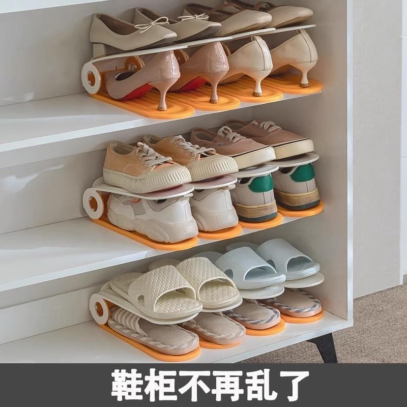 Sapateira de armazenamento ferramenta útil armário de sapatos que economiza espaço divisória em camadas pequeno estreito