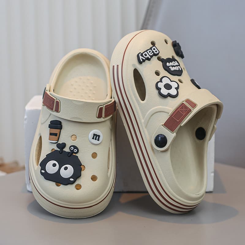 Crianças buraco sapatos verão Baotou jardim de infância bebê sapatos de praia meninos meninas à prova dwaterproof água A