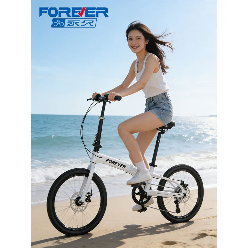 Bicicleta dobrável permanente 67cm leve adulto masculino feminino mudança de engrenagem crianças estudantes do ensino mé