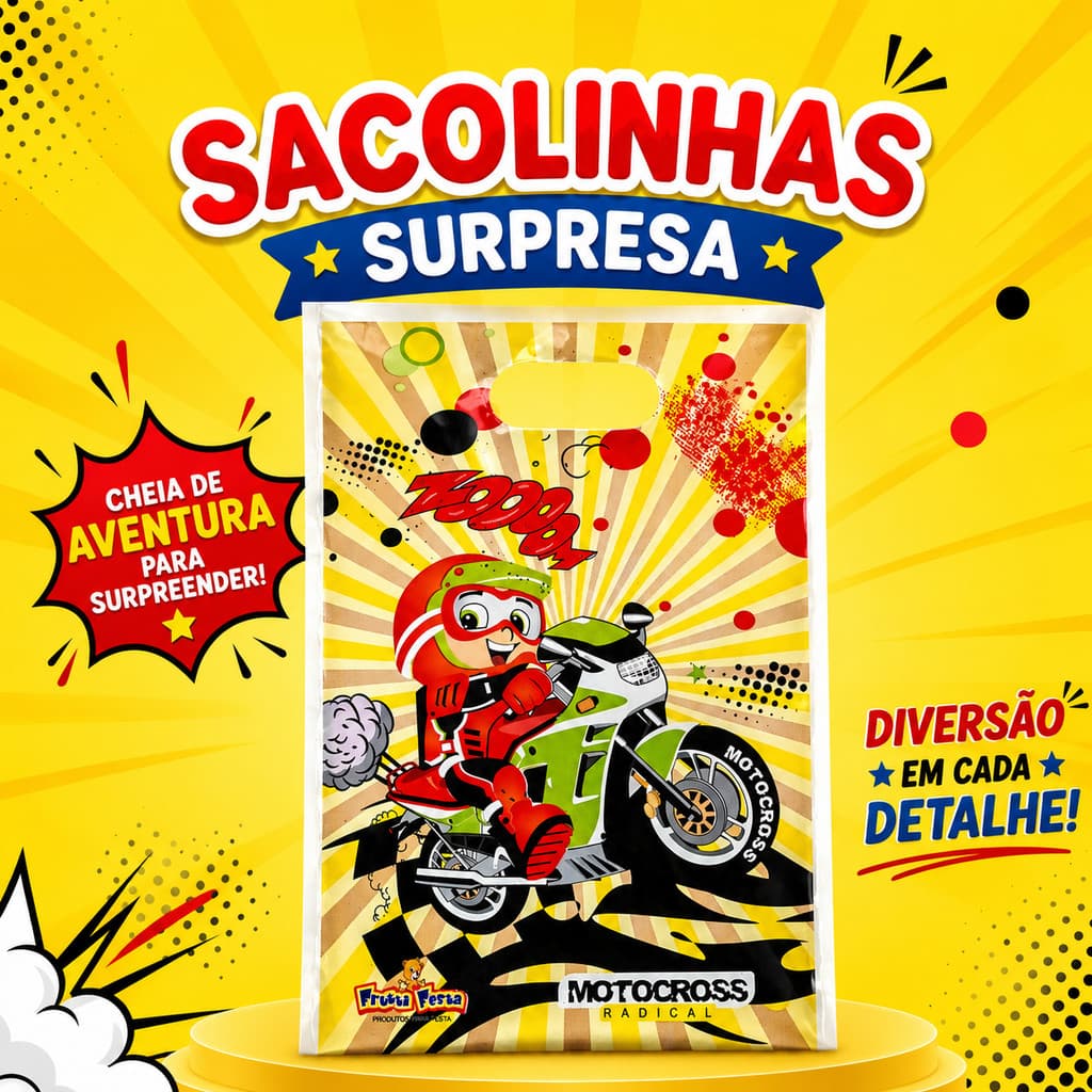 SACOLA SURPRESA MOTOCROSS PCT 10/ UN