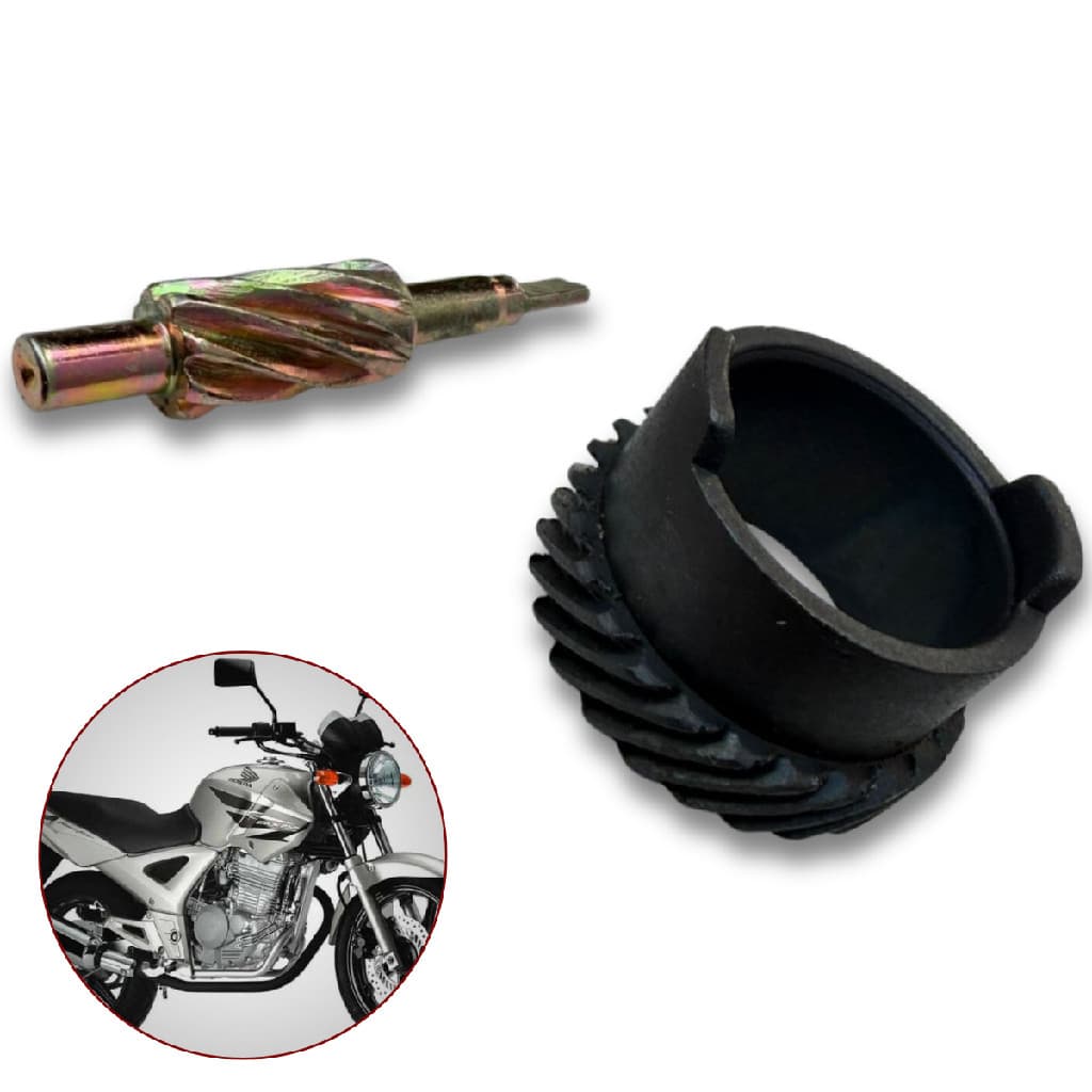 Engrenagem Velocimetro Metal CBX 250 Twister 2005 2006 2007