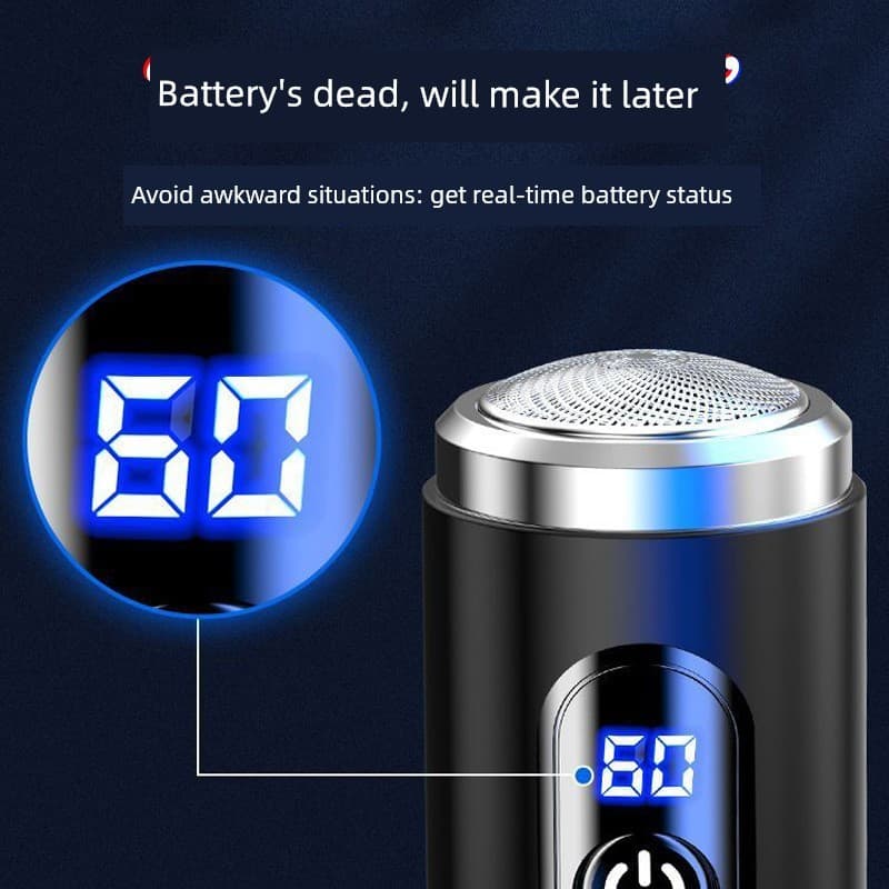 E-commerce barbeador elétrico de venda quente carregamento USB multifuncional Mini barbeador masculino lavável barba por