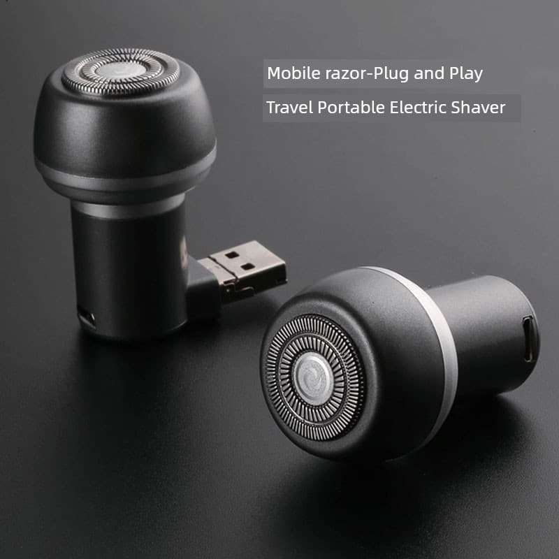 Barbeador portátil magnético elétrico USB para viagem