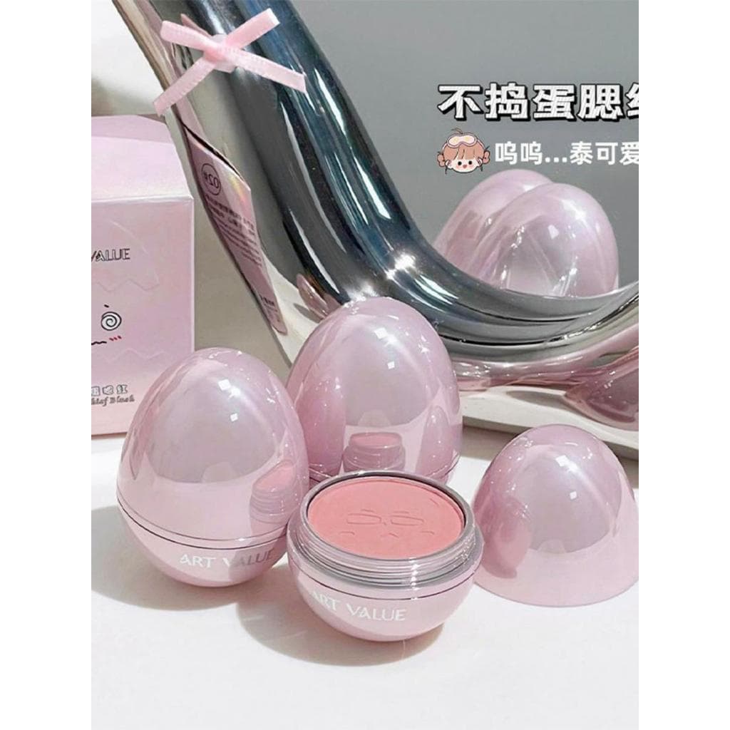 Não Trick or Treat Blush Blush Azul Blush Roxo Expansão Baixa Saturação Cor Encolhível Fosco Iluminar Blush/Rouge Do Sud
