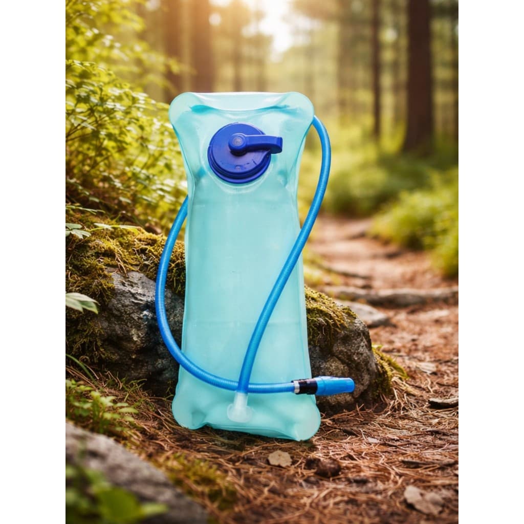 Refil D'água 2L Com Mangueira Para Mochila Hidratação Bike Ciclismo Camping Trilha Bolsa Bicicleta