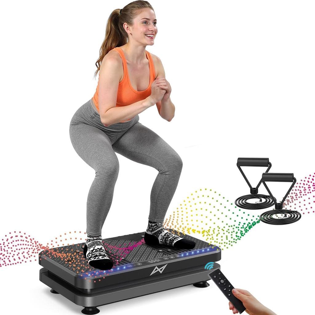 Placa De Vibração AXV Máquina De Exercícios De Plataforma De Fitness Vibratório Agitador De Corpo Inteiro Treino Suporte