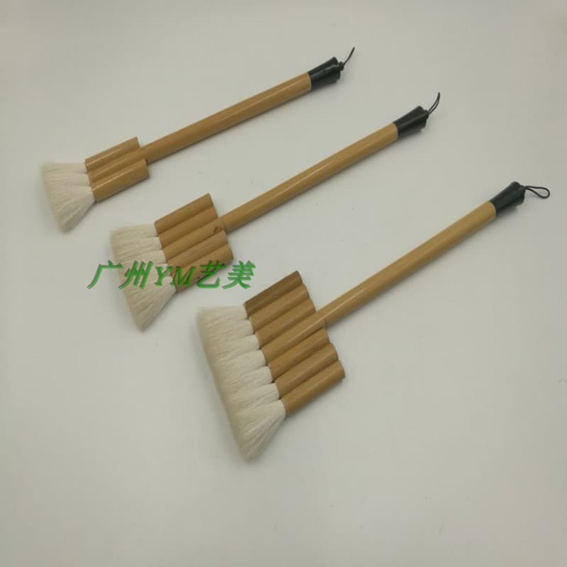 Linha de cabelo de ovelha Escova Placa Pincel Caneta de sombreamento Pincel Pintura chinesa Pintura fina Pintura em aqua