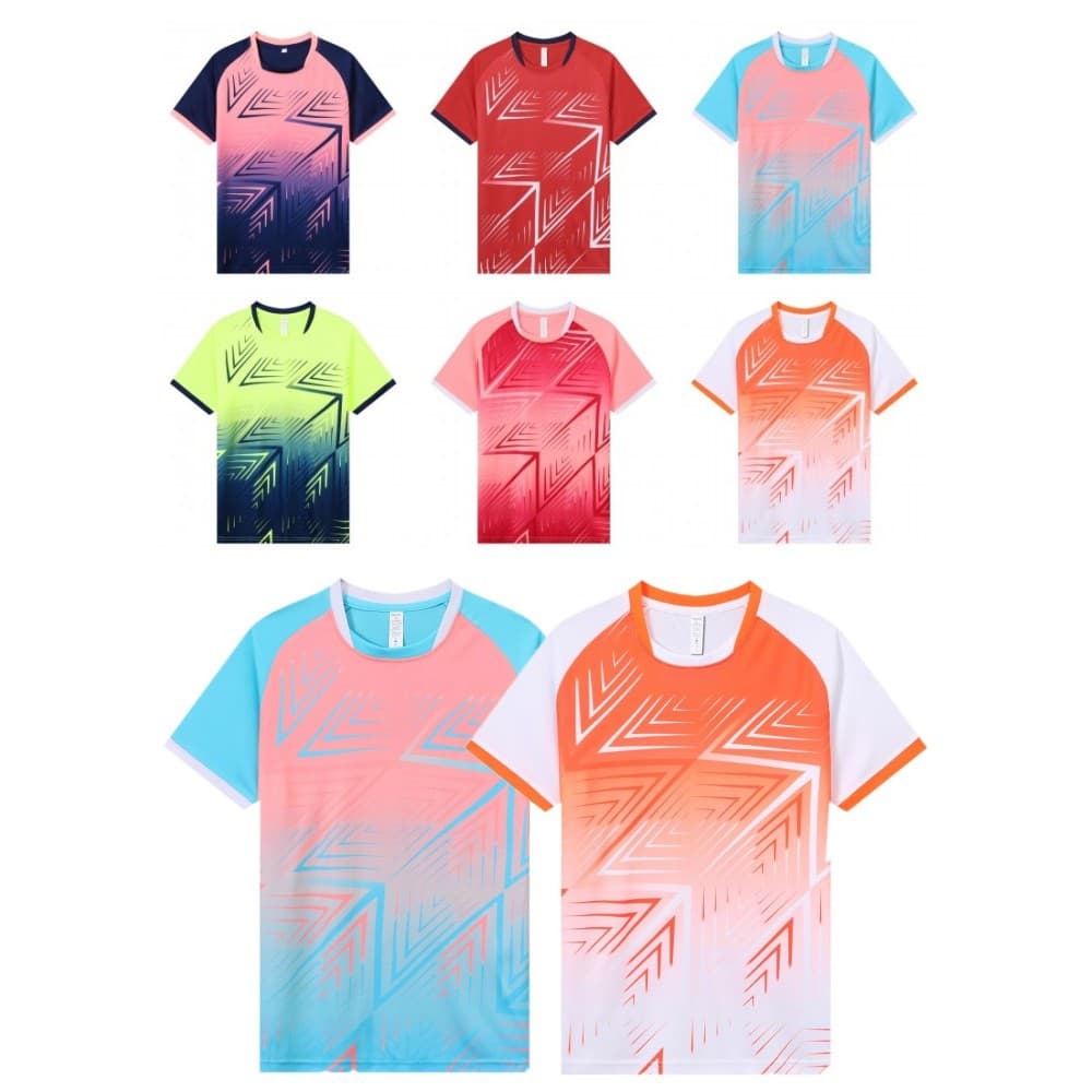 Camisa de futebol roupas de secagem rápida verão correndo Fitness esportes camiseta masculina solta pular corda voleibol