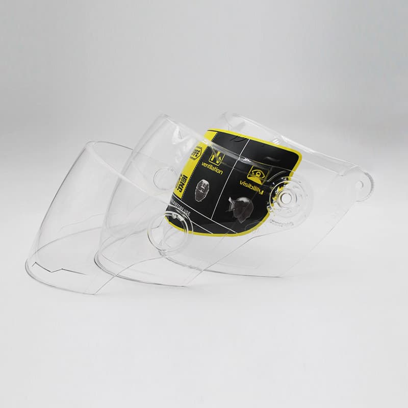 Capacete para veículo elétrico ZDK com viseira à prova de vento, viseira transparente de cor chá universal e multiestilo
