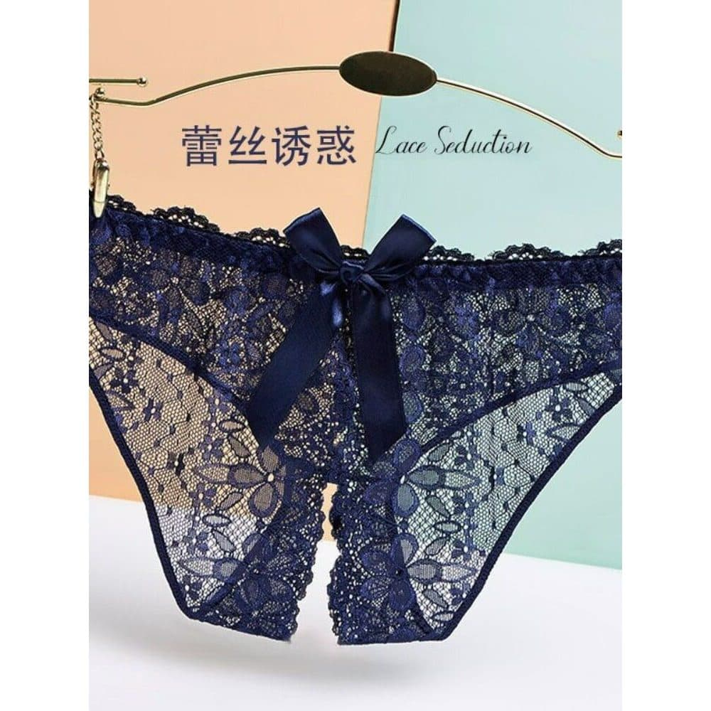Calcinha feminina tamanho grande cintura baixa versão coreana meninas calcinha de renda feminina sem costura estilo fino