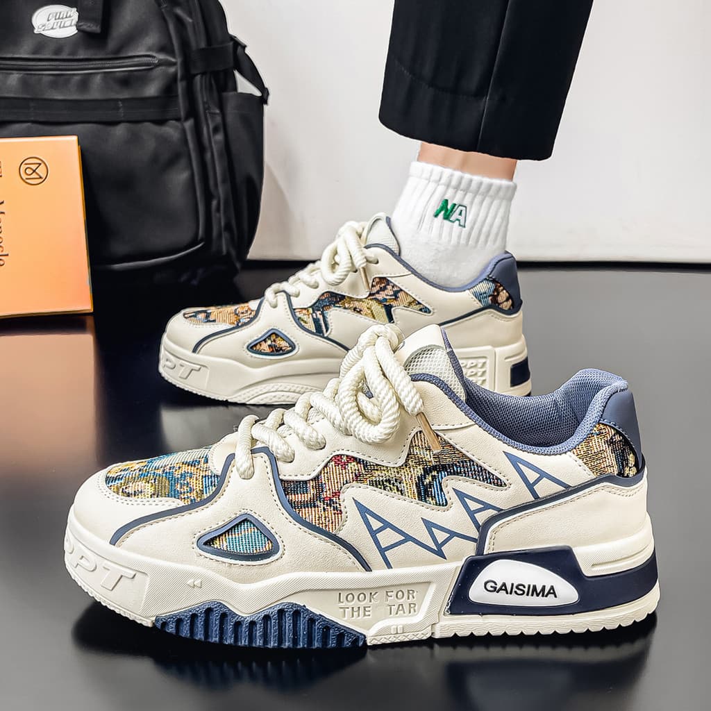 Sapatos masculinos verão All-Match Casual tênis de cano baixo estudante leve esportes couro impermeável antiderrapante s