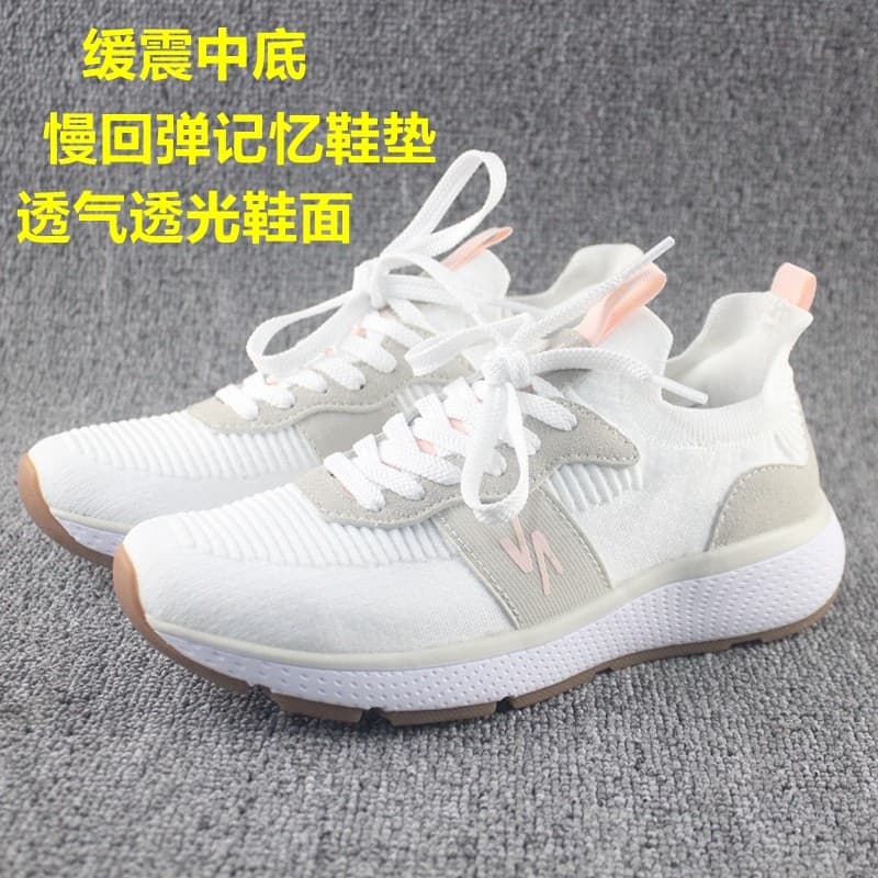 2026 primavera verão sapatos femininos respirável superfície de malha tênis de sola macia tênis de corrida viagem sapato