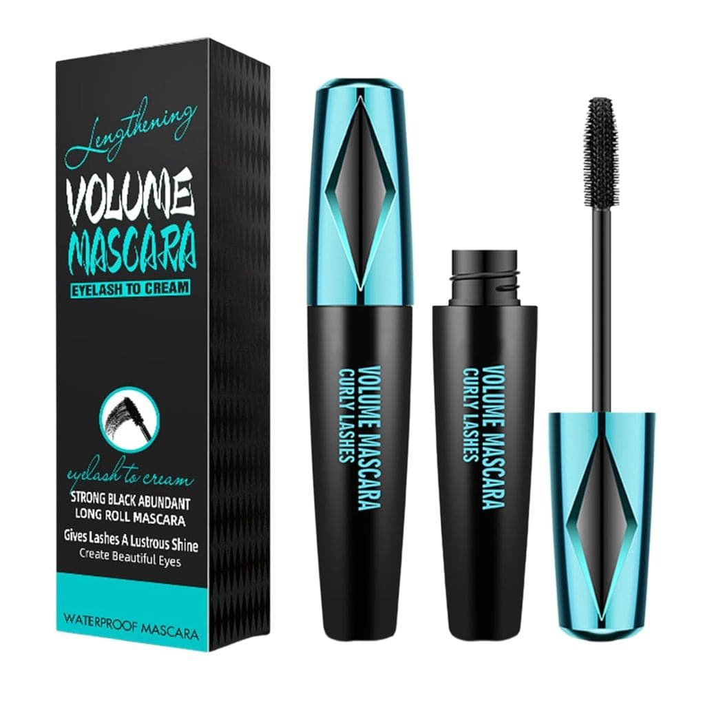Máscara de Cílios Alongadora Natural Linjinx para Mulheres e Meninas, à Prova d'Água, à Prova de Borrões, Creme Volumiza
