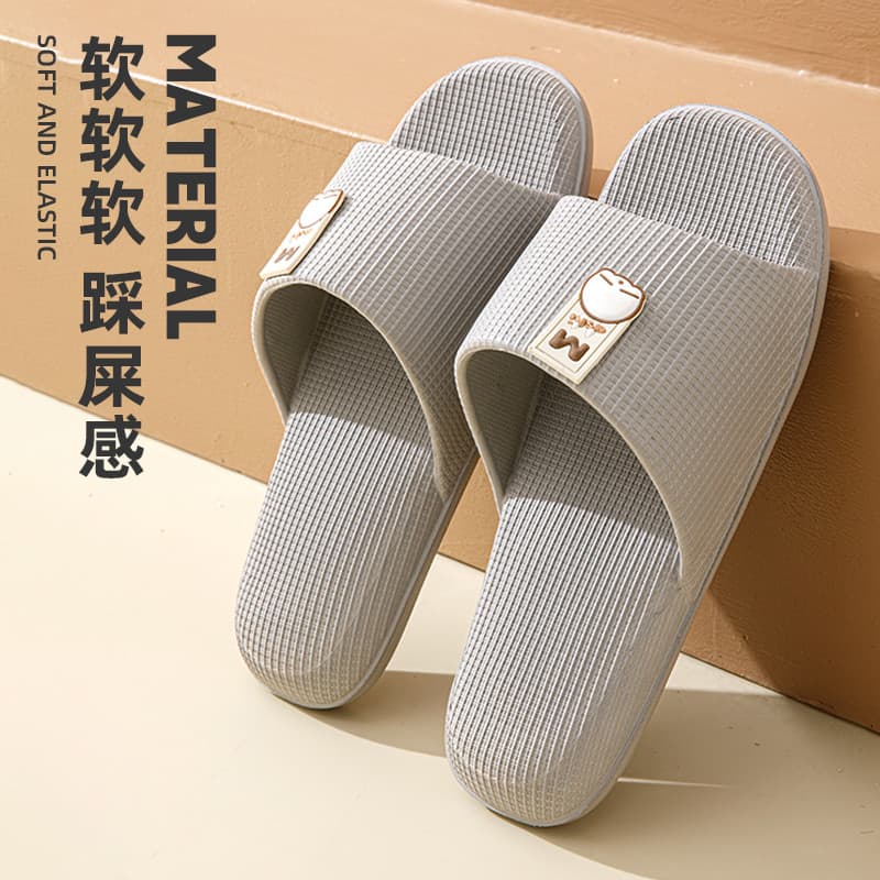 Rogue coelho chinelos masculinos verão casa piso antiderrapante casa sola macia mudo novo estilo exterior usar chinelos
