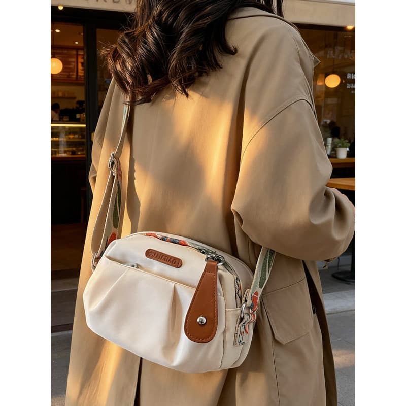 2026 novo estilo inverno Casual All-Match saco do mensageiro diário Commuter leve lona bolsa feminina moda na moda bolsa