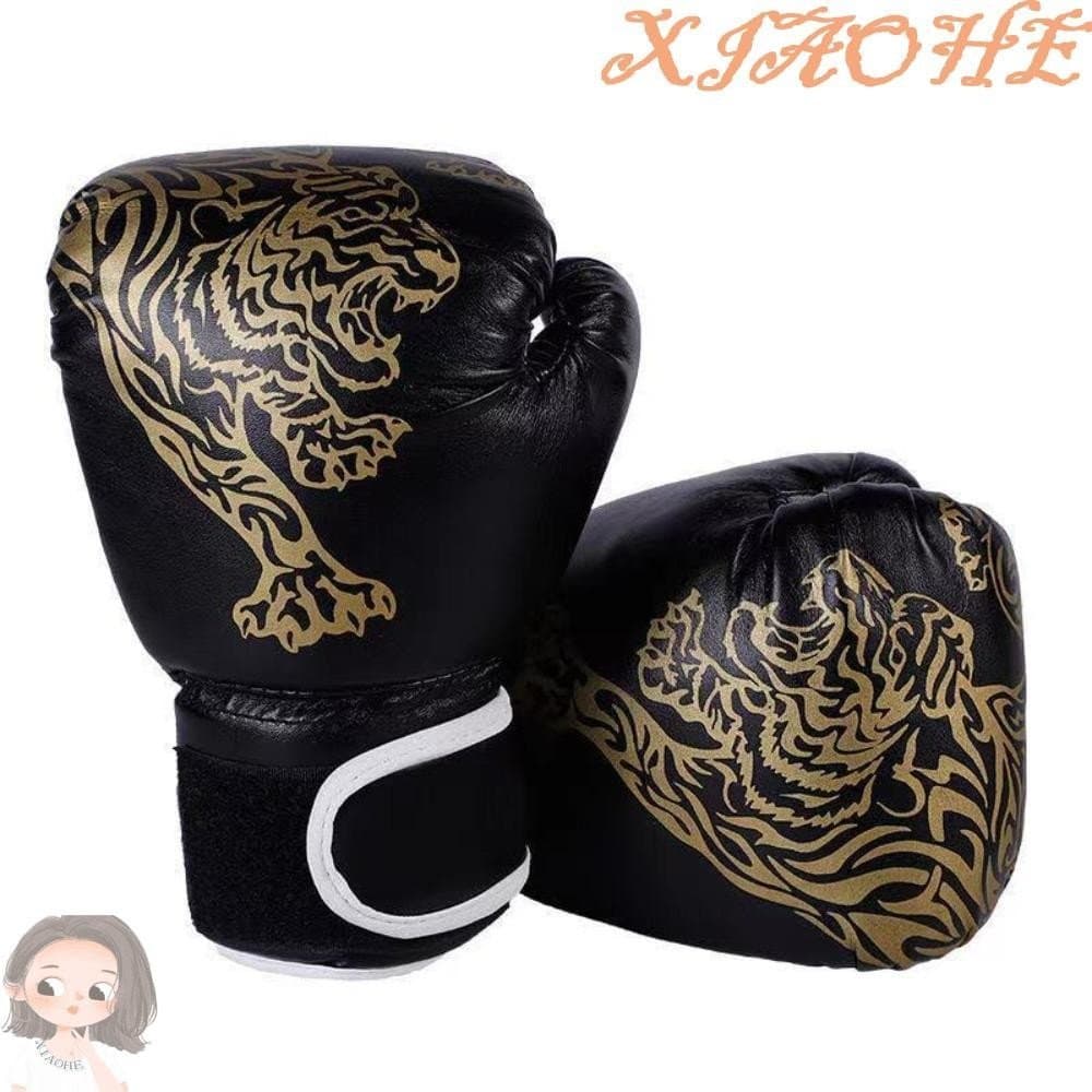 Luvas De Kickboxing XIAOHE , Sparring Respiráveis De Couro PU Boxe Unissex Muay Thai Vermelho/Azul