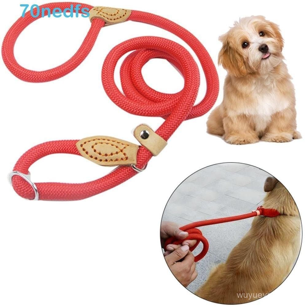NEDFS Coleira Para Cães 0.8/1.0/1.3 cm De Espessura , Durável , Cor Sólida , 1.5/1.8 m , Forte , 1 Peça , Suprimentos Tr