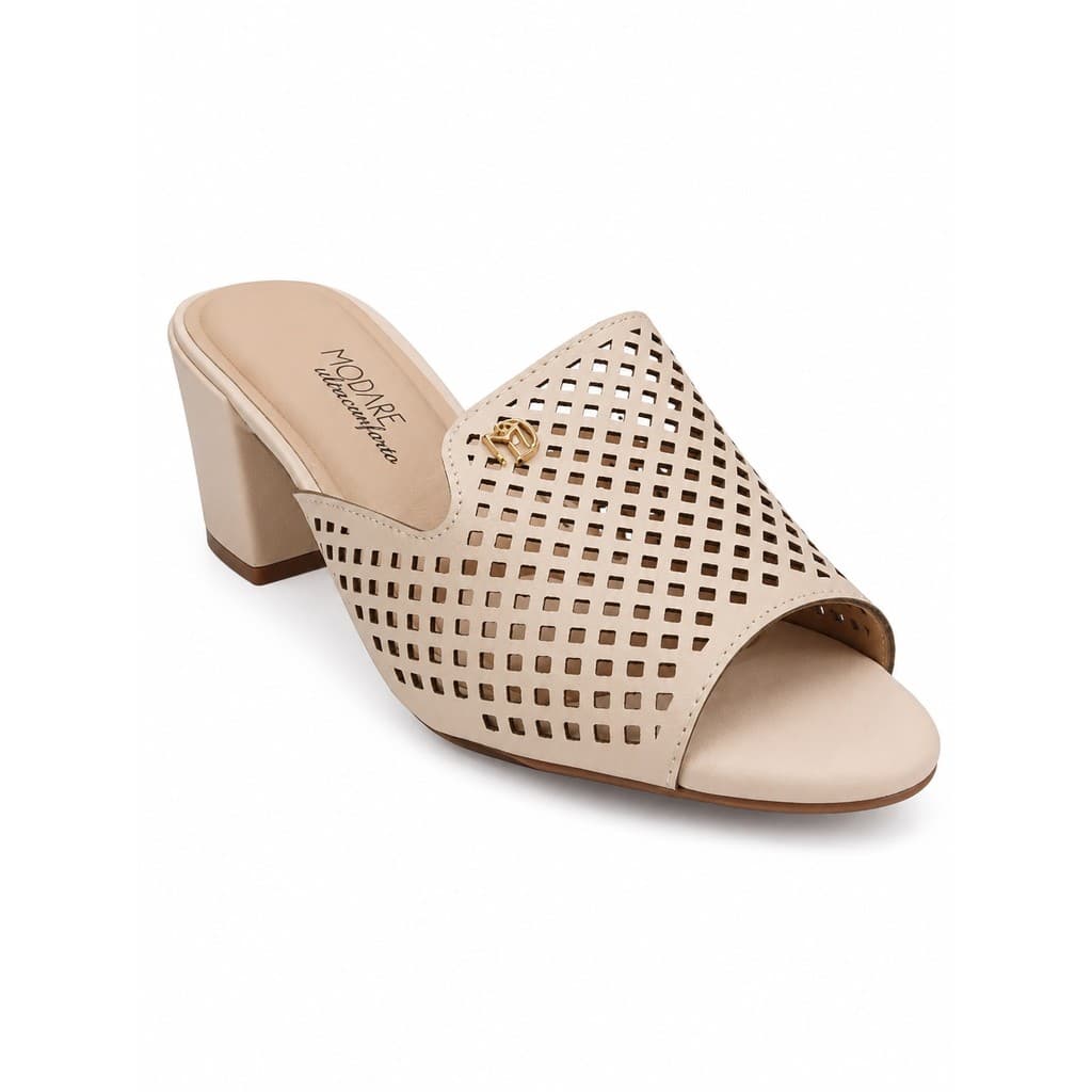 Tamanco Modare Creme Napa Floather Feminino Casual