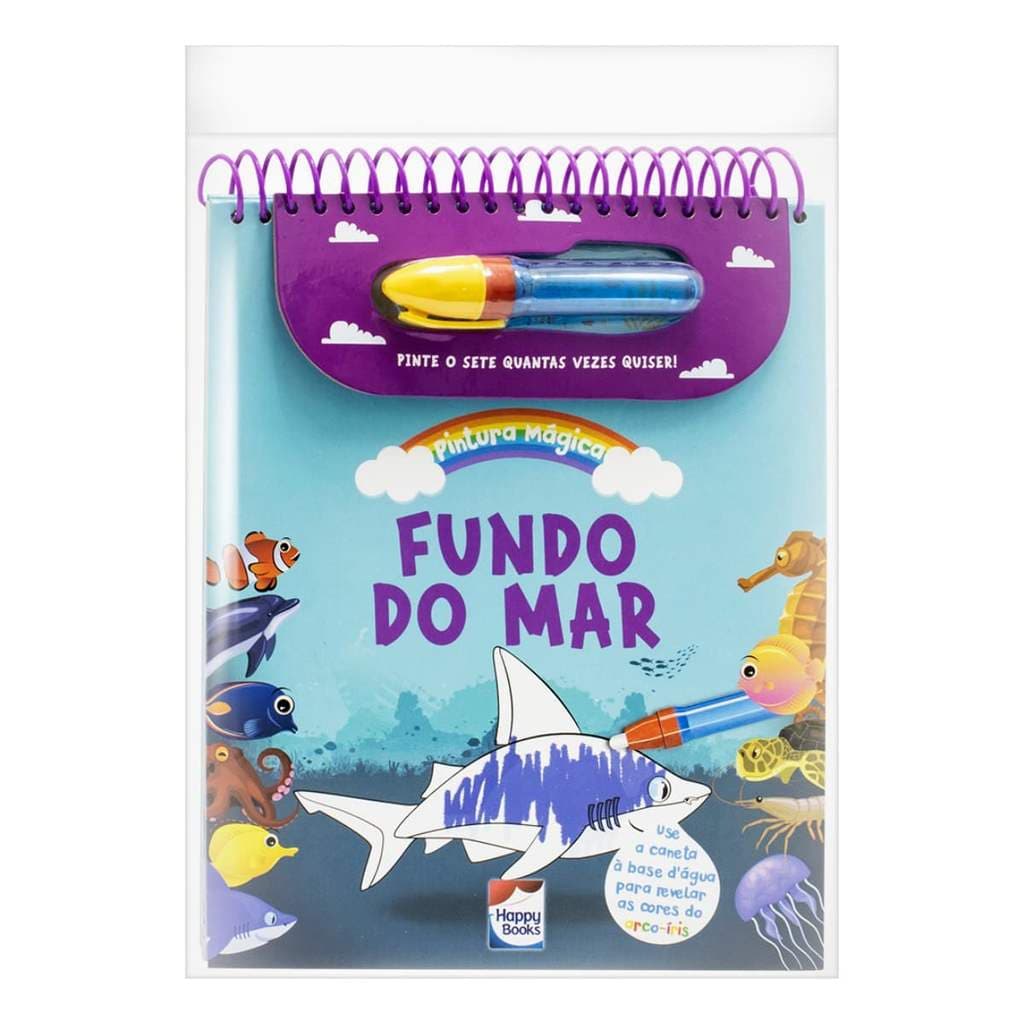 Pintura Mágica - No Fundo do Mar - Happy Books