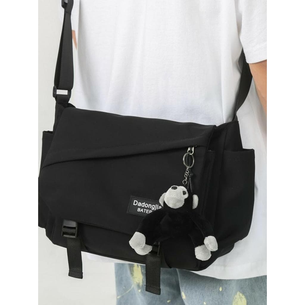 Bolsa mensageiro masculina, ferramentas funcionais, japonesa, Casual, Street Wear, bolsa de ombro, grande capacidade, mo
