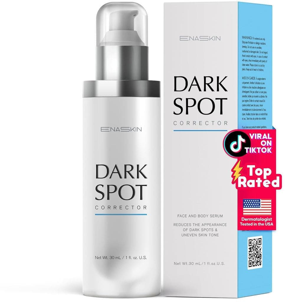 EnaDarkSpotRemoverSérum para Rosto e Corpo para Manchas da Idade, Manchas Solares, Sardas, Melasma e Manchas Marrons - F