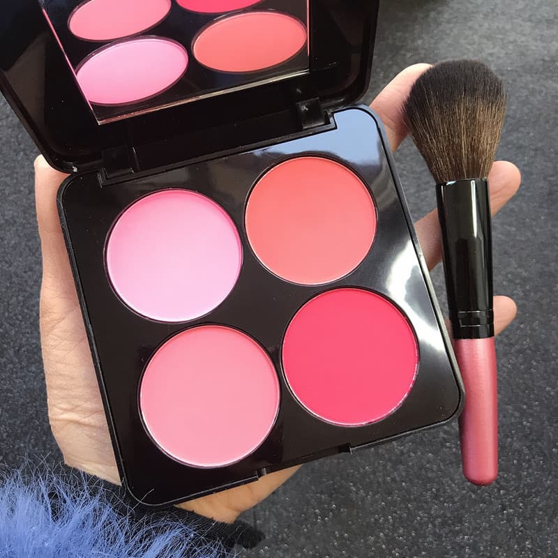 Paleta de Blush combinação paleta de contorno uma maquiagem Nude Natural tridimensional brilho temperamento iniciante Ro