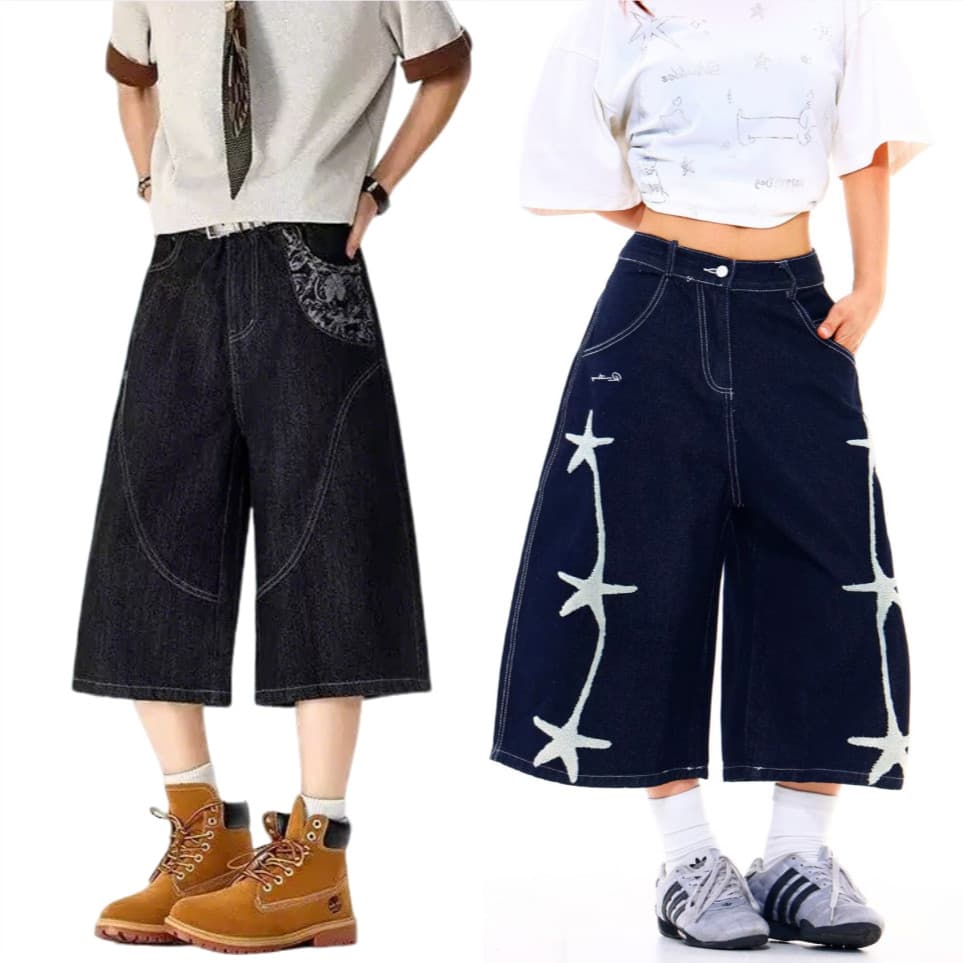 2026 Novos Shorts Jeans Calças Curtas Homens Para Coreanos