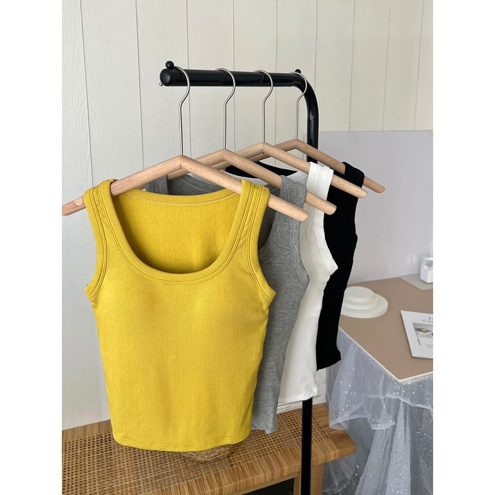Interior engrossado escovado fixo látex copo camisola outono inverno novo estilo feminino sem mangas em forma de I topo
